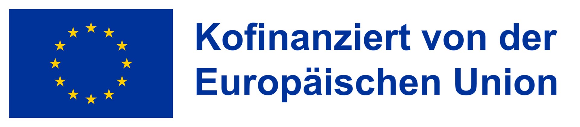 EU-Logo horizontal "Kofinanziert durch die Europäische Union".